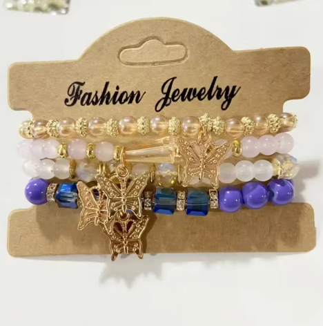 Butterfly Bliss Beaded Bracelets