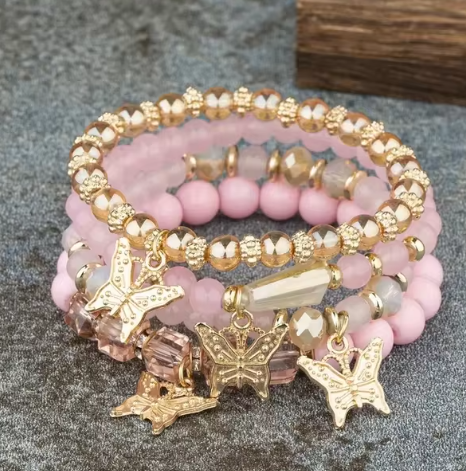 Butterfly Bliss Beaded Bracelets